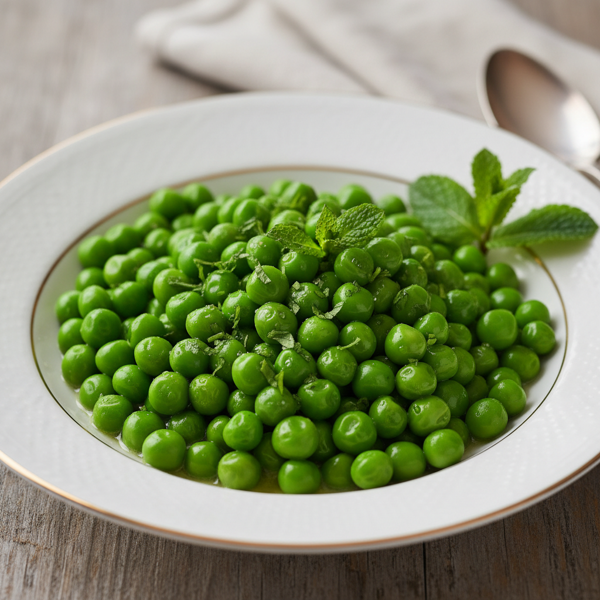 French-Style Buttered Peas with Mint recipe