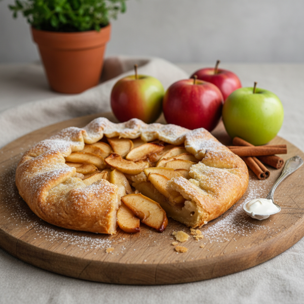 French Rustic Apple Pie recipe