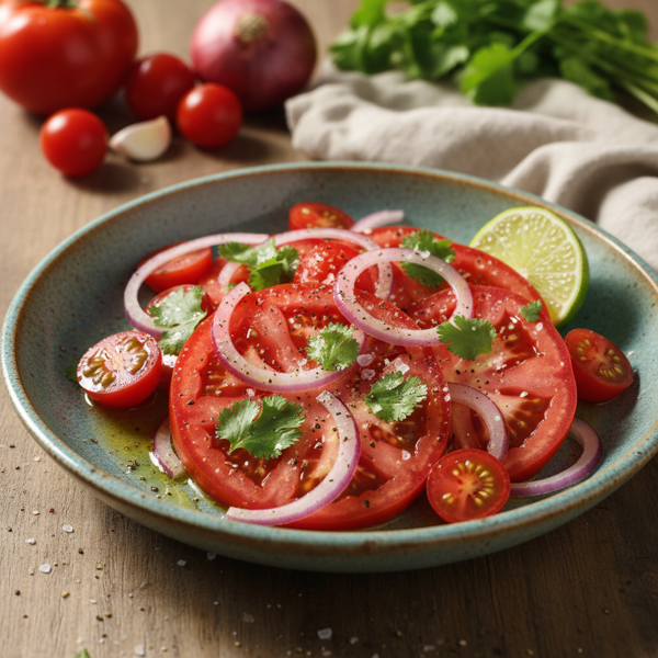 Fresh Chilean Tomato and Onion Salad recipe