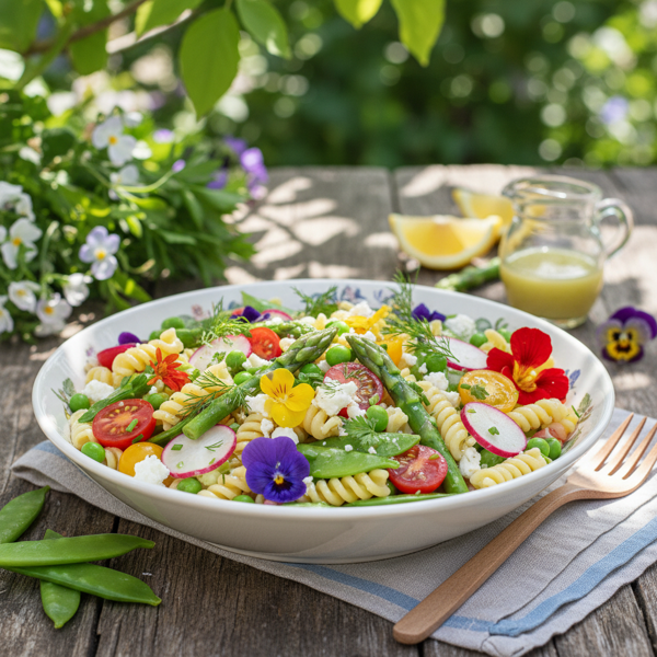 Fresh Spring Garden Pasta Salad recipe