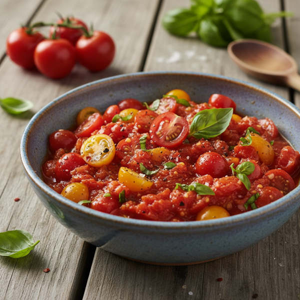 Fresh Summer No-Cook Pizza Sauce recipe