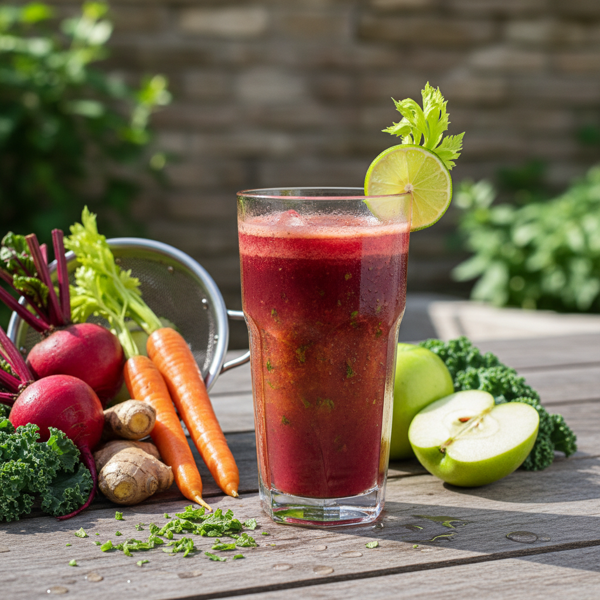 Fresh Vibrant Vegetable Juice recipe