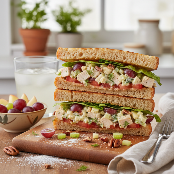 Fresh & Fruity Chicken Salad Sandwich recipe