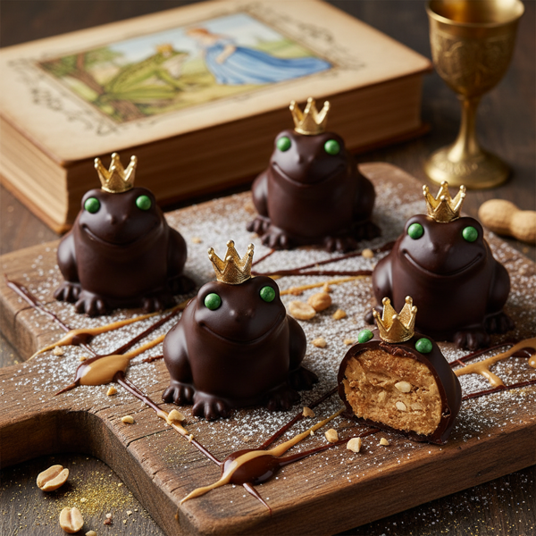 Frog Prince Chocolate-Peanut Butter Delights recipe