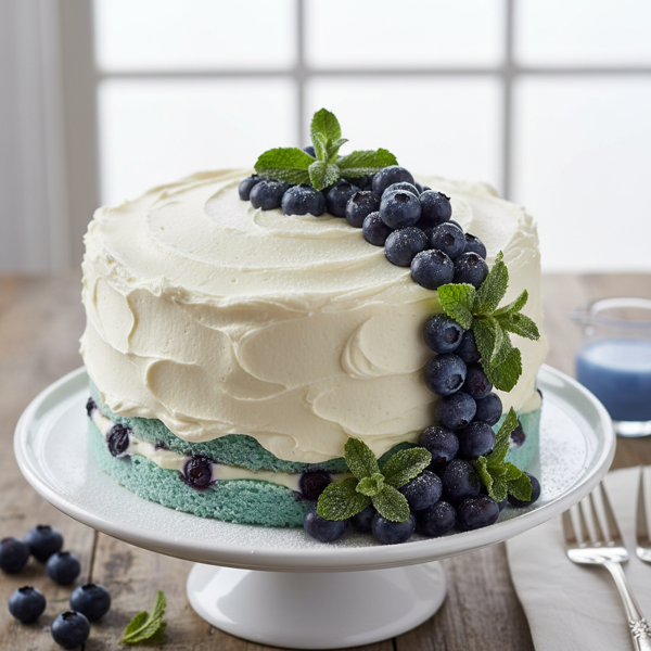 Frosted Blueberry Mint Delight recipe