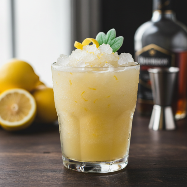 Frosty Bourbon Lemonade Slush recipe