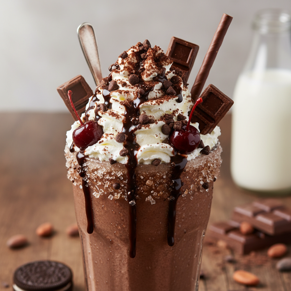 Frosty Fantasy Chocolate Shakes recipe