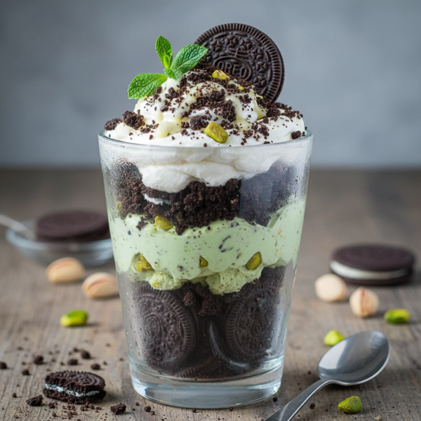 Frosty Oreo-Pistachio Delight recipe