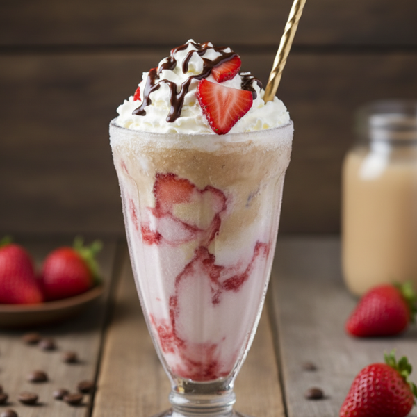Frosty Strawberry Coffee Delight recipe