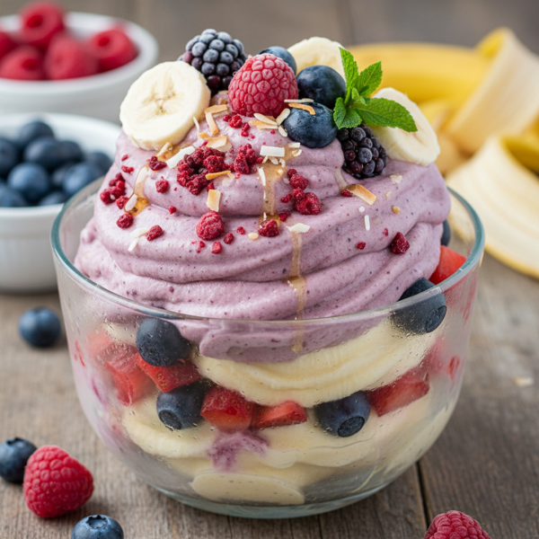 Frozen Berry Banana Bliss recipe