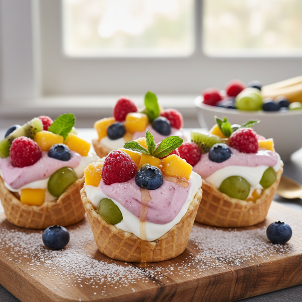 Frozen Fruit Delight Cups recipe