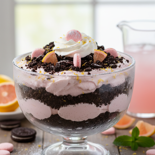 Frozen Pink Lemonade Oreo Delight recipe