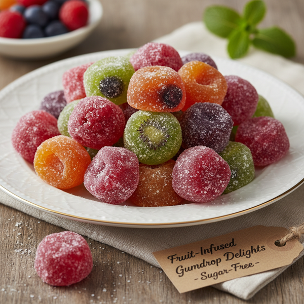Fruit-Infused Gumdrop Delights - Sugar-Free recipe