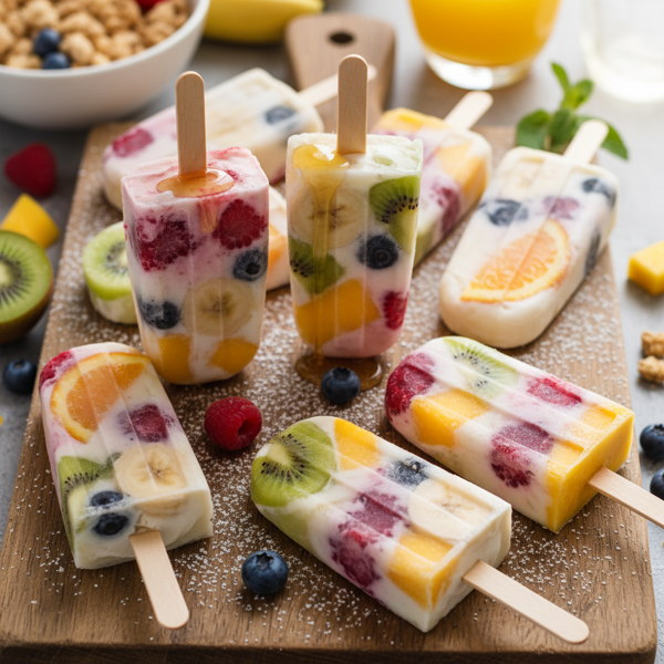 Fruity Breakfast Pops recipe