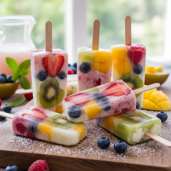 Fruity Fun Popsicles recipe