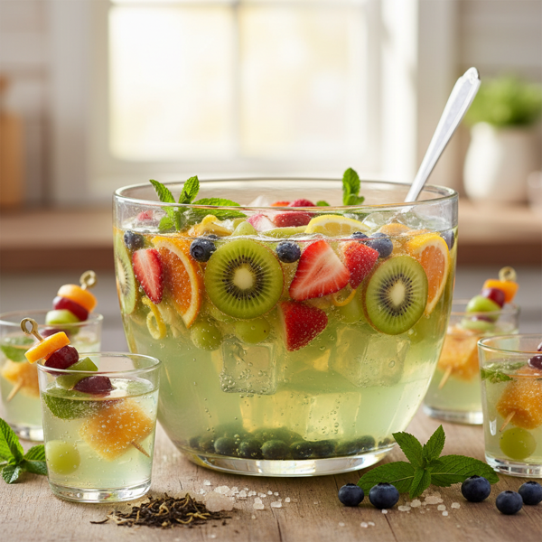 Fruity Green Tea Medley Punch recipe