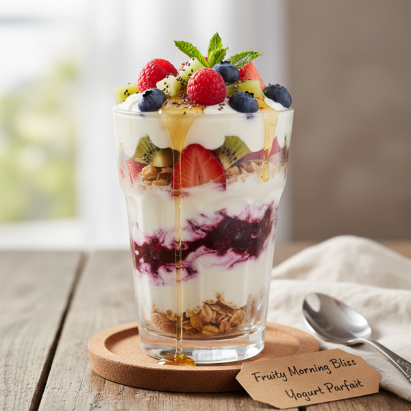 Fruity Morning Bliss Yogurt Parfait recipe