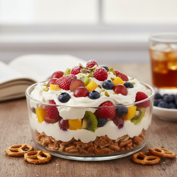 Fruity Pretzel Bliss Salad recipe