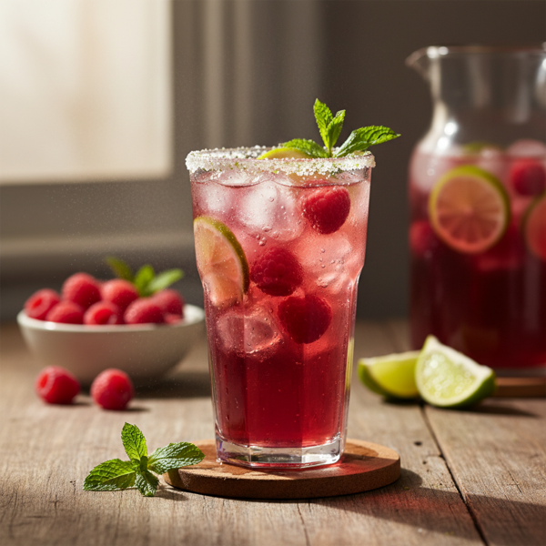 Fruity Raspberry-Lime Cooler recipe