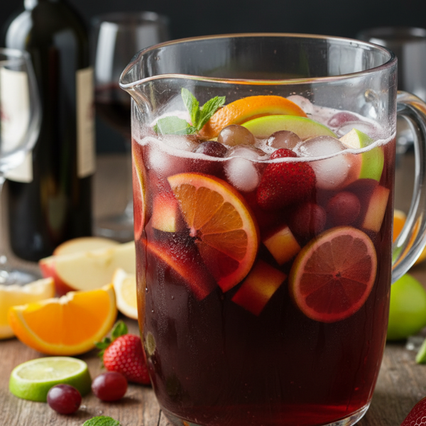 Fruity Spanish Red Wine Sangria recipe