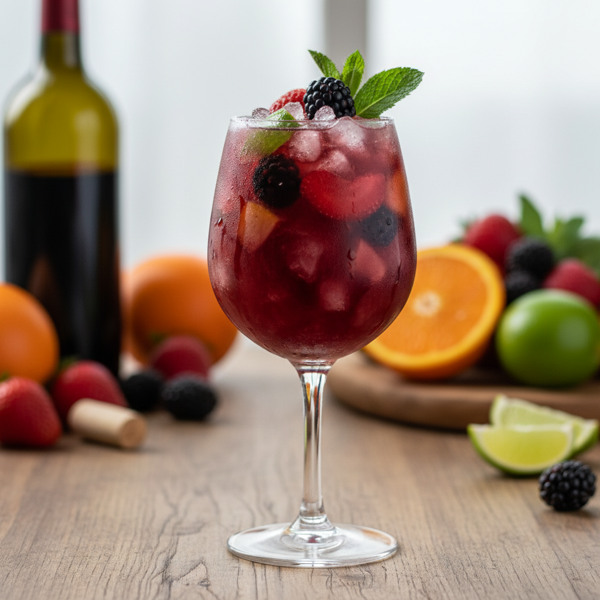 Fruity Wine Slush Delight recipe