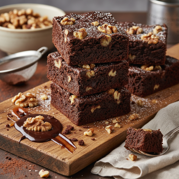 Fudgy Walnut Bliss Brownies recipe
