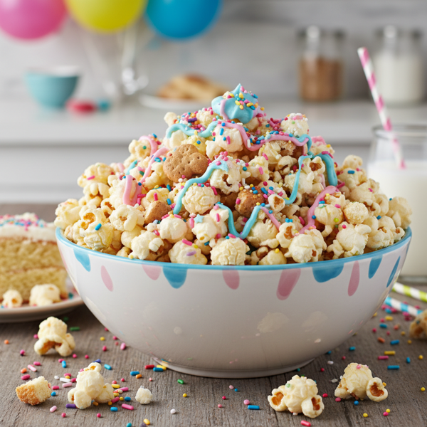 Funfetti Birthday Bliss Popcorn recipe