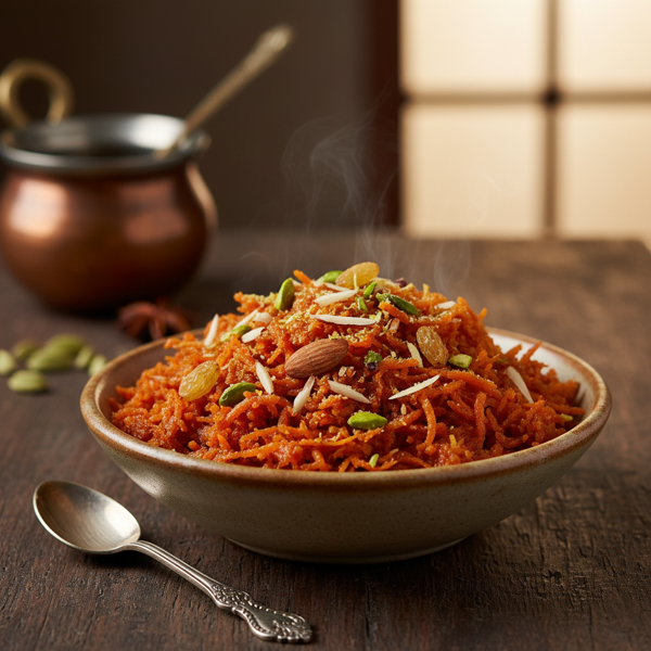 Gajar Ka Halwa (Indian Carrot Pudding) recipe