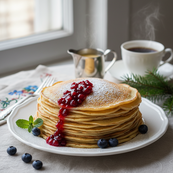 Gamma's Delightful Swedish Pancakes recipe