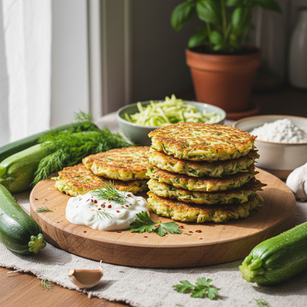 Garden-Fresh Zucchini Fritters recipe