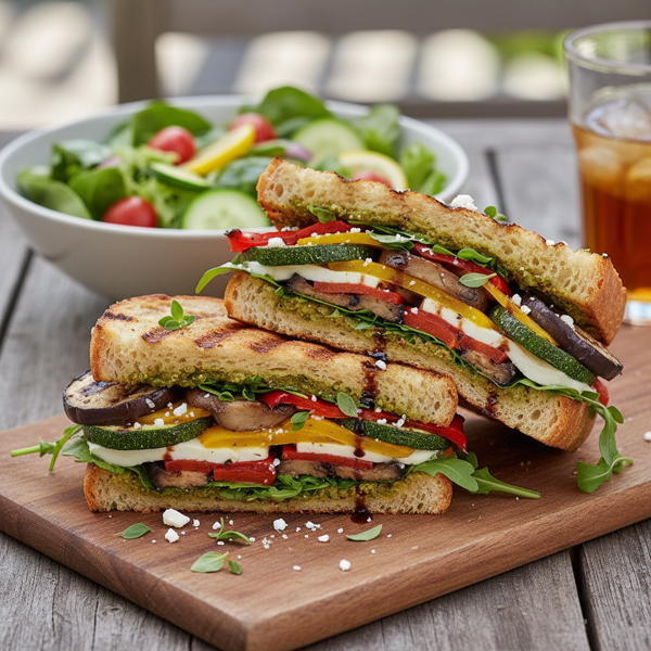 Garden Delight Grilled Vegetable Sandwich recipe