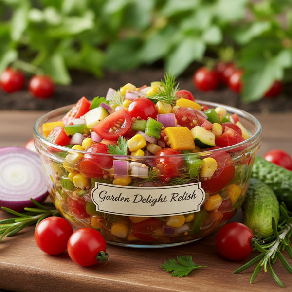 Garden Delight Relish recipe