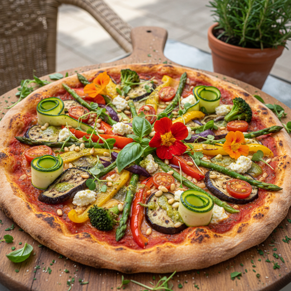 Garden Delight Vegan Pizza recipe