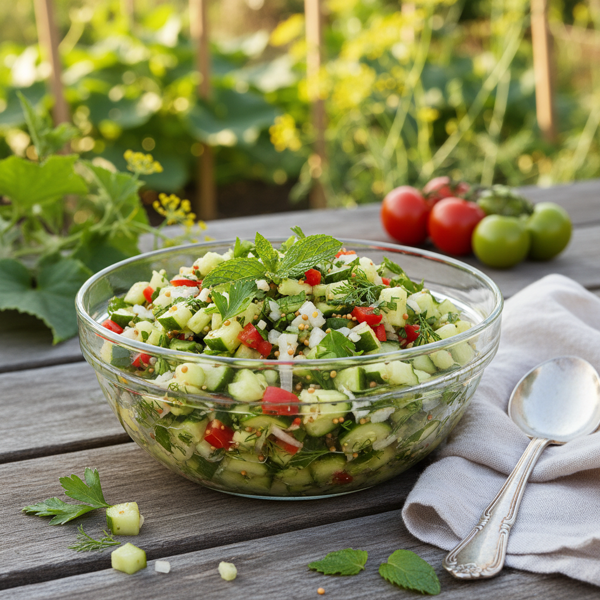 Garden Fresh Cucumber Relish recipe