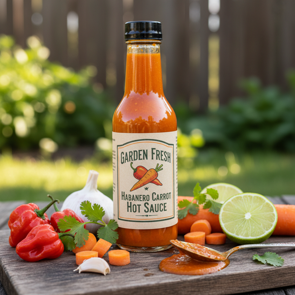 Garden Fresh Habanero Carrot Hot Sauce recipe