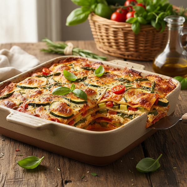 Garden Fresh Lasagna recipe