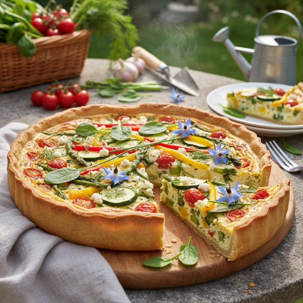 Garden Fresh Quiche Delight recipe