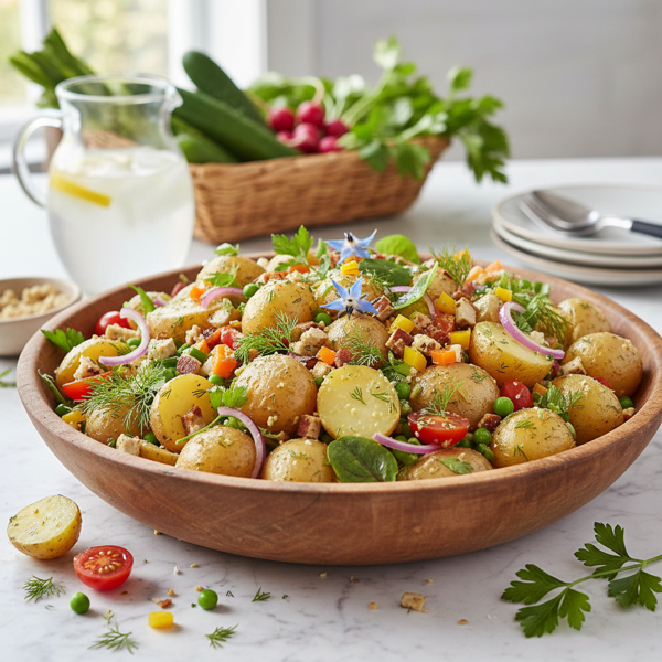 Garden Fresh Vegan Potato Salad recipe