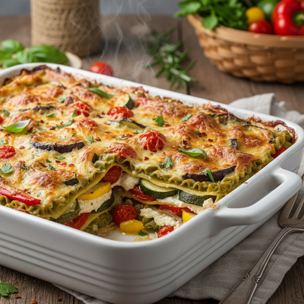 Garden Fresh Vegetarian Lasagna recipe