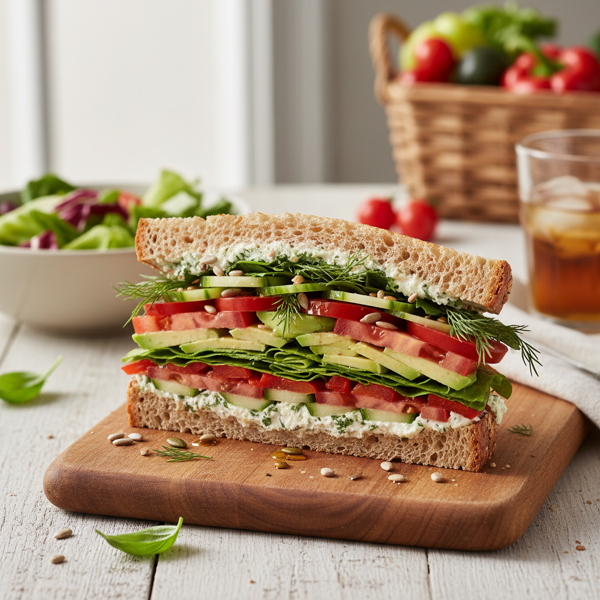 Garden Fresh Wholesome Delight Sandwich recipe