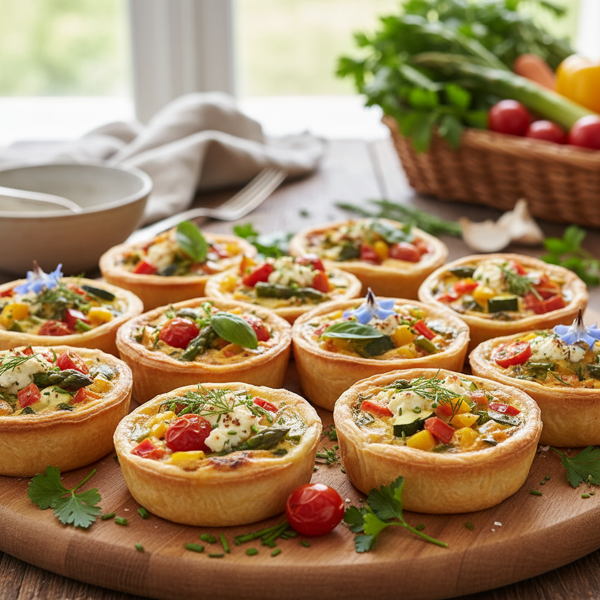 Garden Harvest Mini Quiches recipe