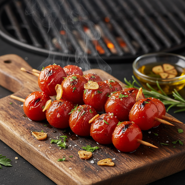 Garlic-Infused Grilled Cherry Tomatoes recipe