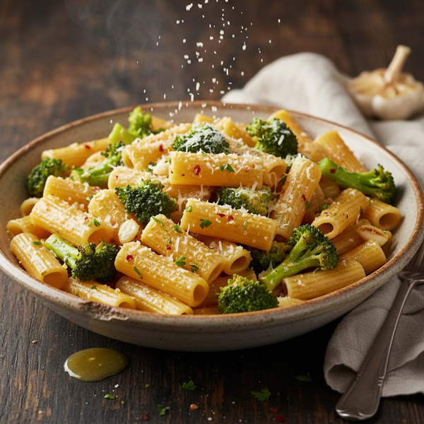 Garlic Butter Broccoli Rigatoni recipe