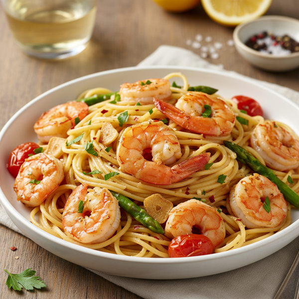 Garlic Butter Shrimp Pasta recipe