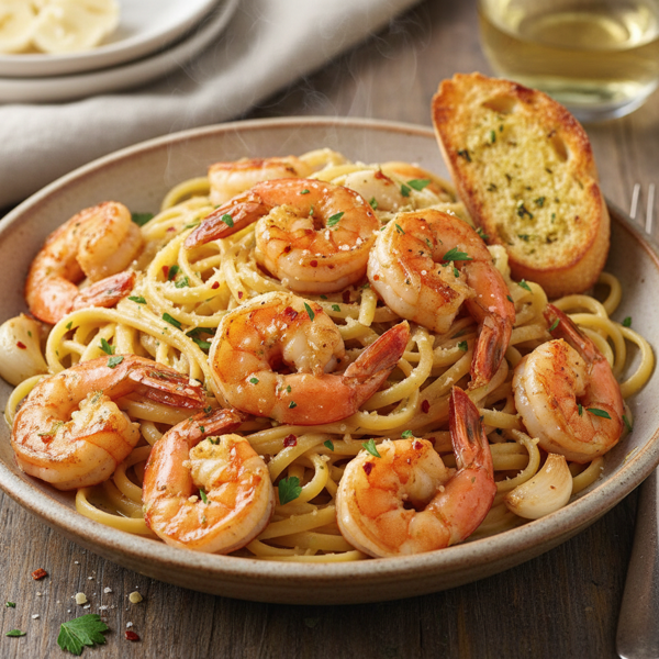 Garlic Butter Shrimp Pasta Delight recipe
