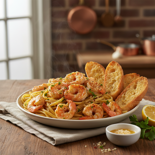 Garlic Butter Shrimp Scampi Delight recipe