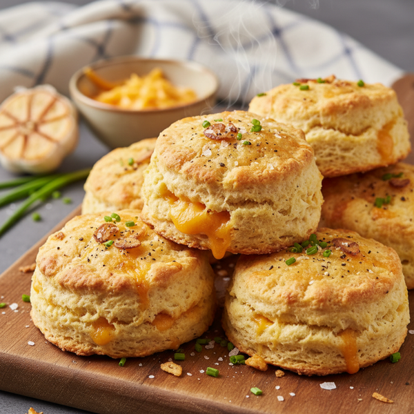 Garlic Cheddar Bliss Biscuits recipe