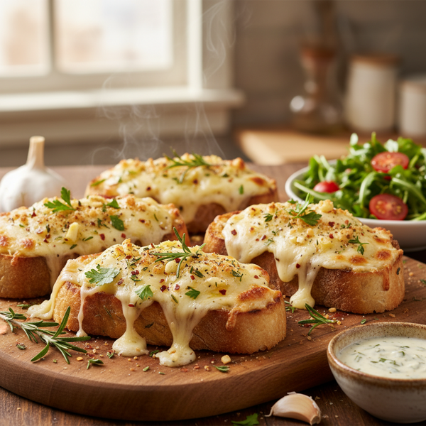 Garlic Herb Cheese Toast Delight recipe