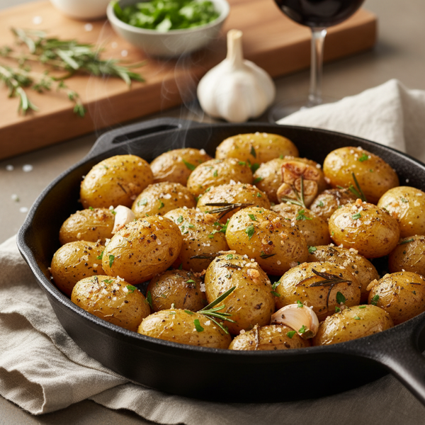 Garlic Herb Roasted Potatoes recipe
