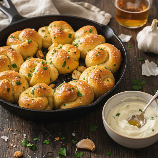 Garlic Love Knots recipe